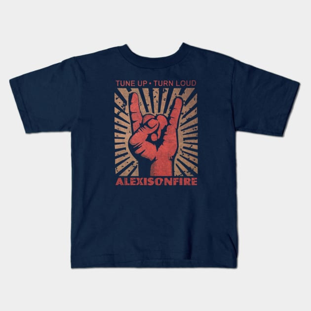 Tune up . Tune Loud Alexisonfire Kids T-Shirt by MenGemeyMashkan